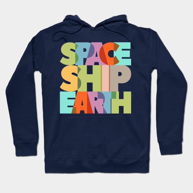 Spaceship Earth Hoodie by yanmos